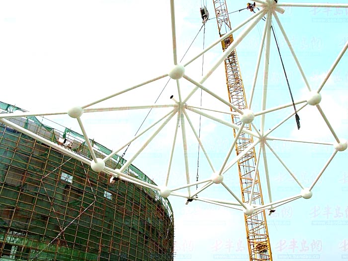 丰县体育馆网架安装